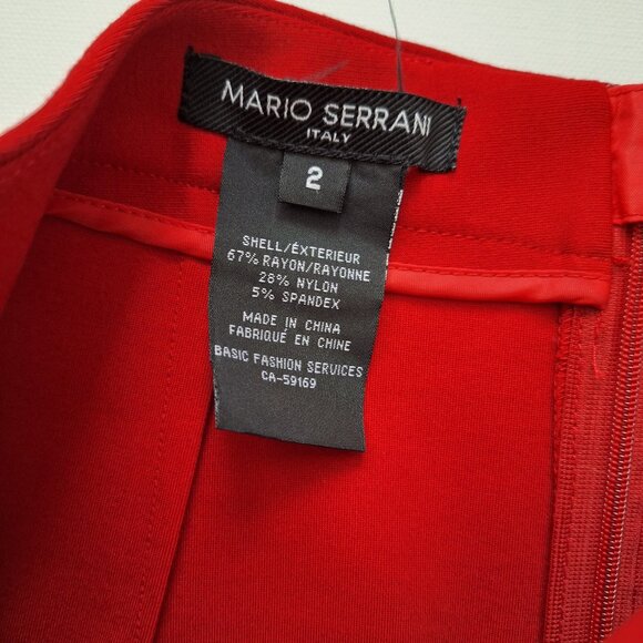 Mario Serrani Red Skirt NWT - Picture 5 of 8